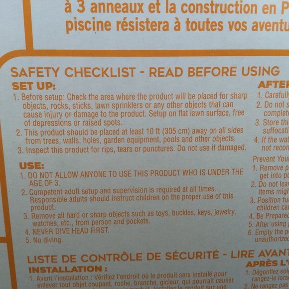 Kiddie Pool Banzai Paradise  Reef Pool New In Sealed Box 3 Rings - Picture 9 of 9